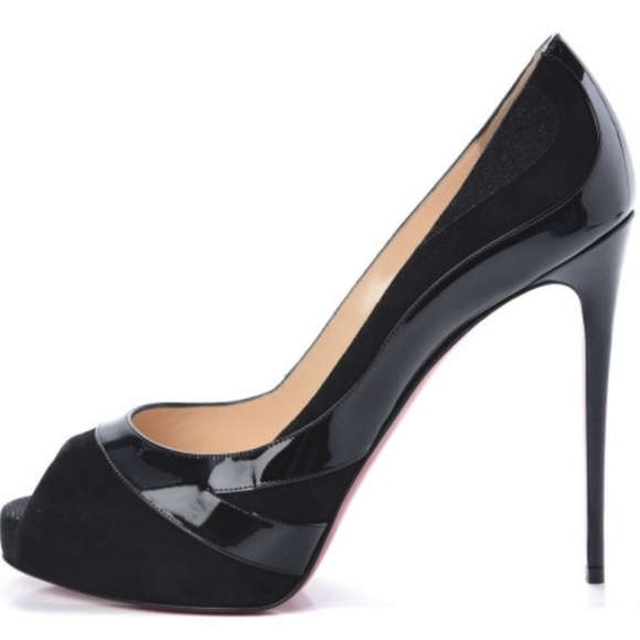 Christian Louboutin YOULAPEEP 120 Peep Toe 👀 Rare Hard to Find Style 👀 40.5 - Picture 10 of 14